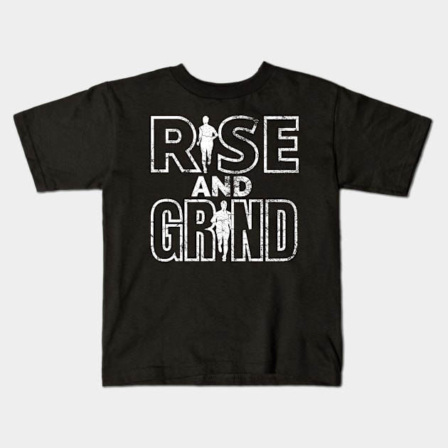 Rise and Grind Kids T-Shirt by IndiPrintables